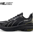 ONEMIX New Cushioning Running Shoes For Men Suitable Heavy Runners Lace Up Sports Women Non-slip Outdoor Athletic Male Sneakers