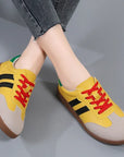 Women Sneakers Fashion Shoes Spring Trend Casual Flats Sneakers Female New Fashion Comfort White Vulcanized Platform Shoes 2024
