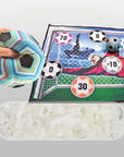 Soccer Game Mat Set Outdoor Indoor Soccer Toys Multiplayer Football Goal Shooting Leisure Sport Fun Indoor and Outdoor
