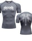 Men's T-shirt Men Running Sport T Shirt Men Compression Fitness Tops Tee Quick DryTight Training Gym Sport Running Shirts Jersey