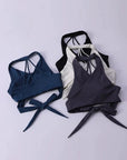 Summer sports bra women's running wearing shock resistant training yoga suit vest top fitness bra