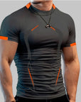 New Summer Sportswear Gym Breathable T Shirt Men Quick Drying Jogging T-Shirt Men Training Tees Fitness Tops Running T-shirt