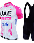 2025 UAE Cycling Jersey Set MTB Uniform Bike Clothing Summer Breathable Bicycle Shirt Ropa Ciclismo Bib Pants Maillot Ciclismo