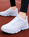New Sneakers Women Casual Shoes Fashion Breathable Walking Mesh Flat Shoes Women 2024 Tenis Feminino White Ladies sports Shoes