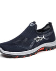 2025 Breathable Hiking Shoes Men Air Mesh Casual Sneakers For Outdoor Lightweight Casual Shoes Men New Fashion Walking Shoes