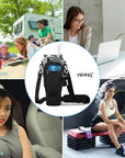 1/2/4 Piece 40oz Water Bottle Carrier Bag Pouch Cover for Thermos Water Bottle Holder Adjustable Shoulder Strap Mug Cover