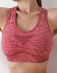 Sports Women Bras Yoga Top Vest High Shockproof Quick-drying Yoga Gym Running Fitness Underwear Ladies Seamless Sportswear