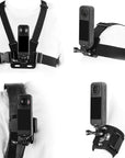 Accessories Kit for Insta 360 X5 X4 x3 Chest Mount Head Strap Backpack Clip Holder Wrist Strap for Insta 360 X5 X4 X3 Accessory