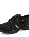 Lightweight Sneakers Fashion Sports Feature Soft Outsole Breathable Running Modern Dance Shoes Sneakers for Woman Practice Shoes