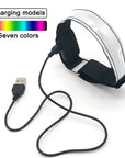 Outdoor Sports Night Running Armband LED Lamp USB Rechargeable Safety Belt Arm Leg Warning Wristband Cycling Bike Bicycle Light
