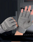 Dumbbell Gloves for Men Women Weightlifting Crossfit Bodybuilding Workout Sports Gym Training Gloves Non-slip Wrist Protector