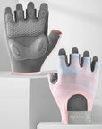 1Pair Workout Gloves Men Women Gym Lifting Fitness Climbing Exercises Work Out Wrist Belt Shock Absorb Foam Pad Palm Crossfit
