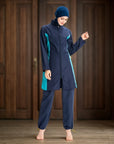 Muslim Women Hijab Swimsuit Hooded Swimwear Islmaic Full Cover Burkini Arab Modest Beachwear Bathing Suit Surf Swim Wear