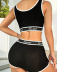 1pc Set Cross-Border European and American Style Seamless Breathable Backless Bra and Panty Underwear for Women