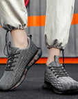 Running Flying Woven Shock Absorption Sports Casual Shoes