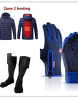 Winter Gloves Touch Screen Riding Motorcycle Sliding Waterproof Sports Gloves With Fleece