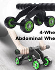 Four-wheeled Abdominal Roller Home Exercise Abdominal Muscle Fitness Equipment