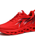 Lightweight Large Size Flame Twisted Sports Running Shoes