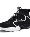 New Flying Knit Socks High-Top Men's Shoes