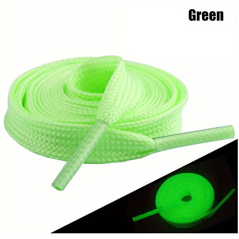 1 Pair Luminous Shoelaces For Sneakers Men Women Sports Shoes, Reflective Shoelaces