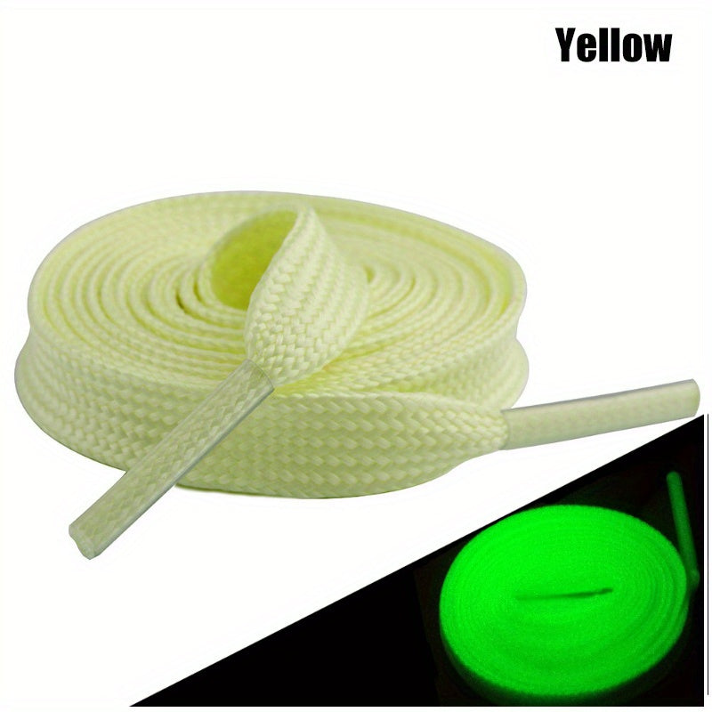 1 Pair Luminous Shoelaces For Sneakers Men Women Sports Shoes, Reflective Shoelaces
