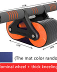 Double Wheel Abdominal Exerciser Women Men Automatic Rebound Ab Wheel Roller Waist Trainer Gym Sports Home Exercise Devices