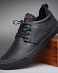 New Style Men's Leather Casual Shoes Flat Shoes