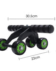 Four-wheeled Abdominal Roller Home Exercise Abdominal Muscle Fitness Equipment
