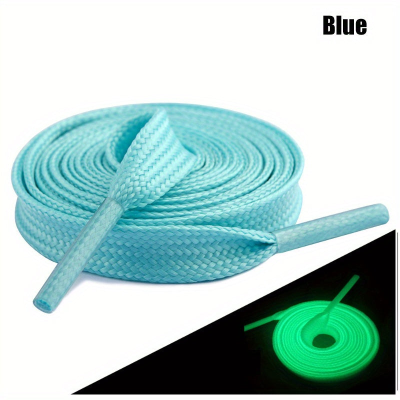 1 Pair Luminous Shoelaces For Sneakers Men Women Sports Shoes, Reflective Shoelaces