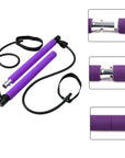 Fitness Yoga Pilates Bar Portable Gym Accessories Sport Elastic Bodybuilding Resistance Bands For Home Trainer Workout Equipment