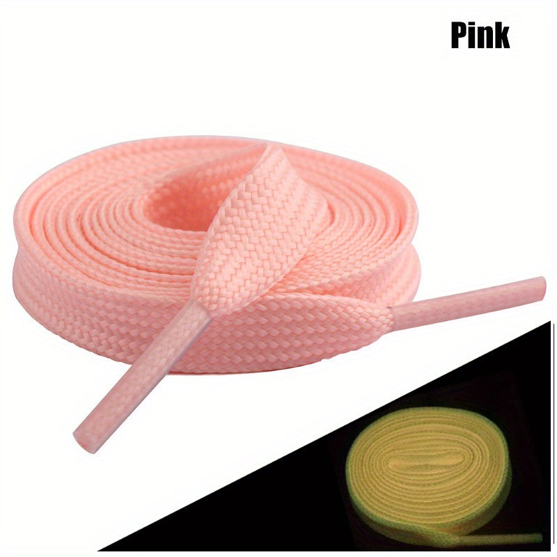 1 Pair Luminous Shoelaces For Sneakers Men Women Sports Shoes, Reflective Shoelaces