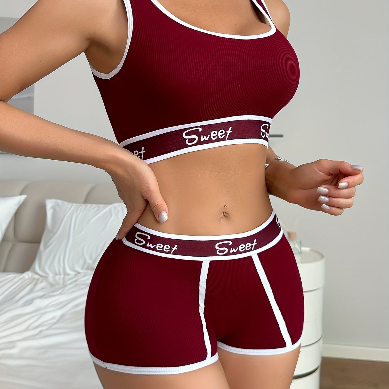 1pc Set Cross-Border European and American Style Seamless Breathable Backless Bra and Panty Underwear for Women