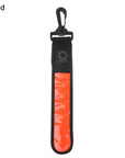 1Pc LED Glowing Luminous Reflective Safety Alert Hand Strap Wristband Bicycle Armband Light Backpack Hanging Light Night Running