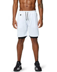 Running Shorts Men 2 In 1 Double-deck Sport Gym Shorts Quick Dry Fitness Jogging Short Pants Training Workout Summer Men Shorts