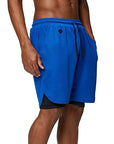 Running Shorts Men 2 In 1 Double-deck Sport Gym Shorts Quick Dry Fitness Jogging Short Pants Training Workout Summer Men Shorts