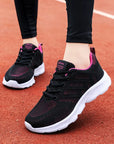 New Sneakers Women Casual Shoes Fashion Breathable Walking Mesh Flat Shoes Women 2024 Tenis Feminino White Ladies sports Shoes