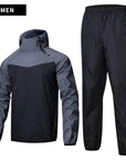 Sauna Suit Unisex Gym Clothing Set Men Full Body Sweating Sportswear Women Boxing Training Running Fitness Weight Loss Tracksuit