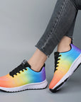 2025 Spring New Fashion Sneakers  Athletic Sneakers for Lady for Women Soft Walking Flats Non-slip Casual Sport Tennis Shoes