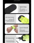 Night Running Armband LED Light Band Cycling Safety Armband Outdoor Sports Safety Arm Belt Leg Warning Wristband