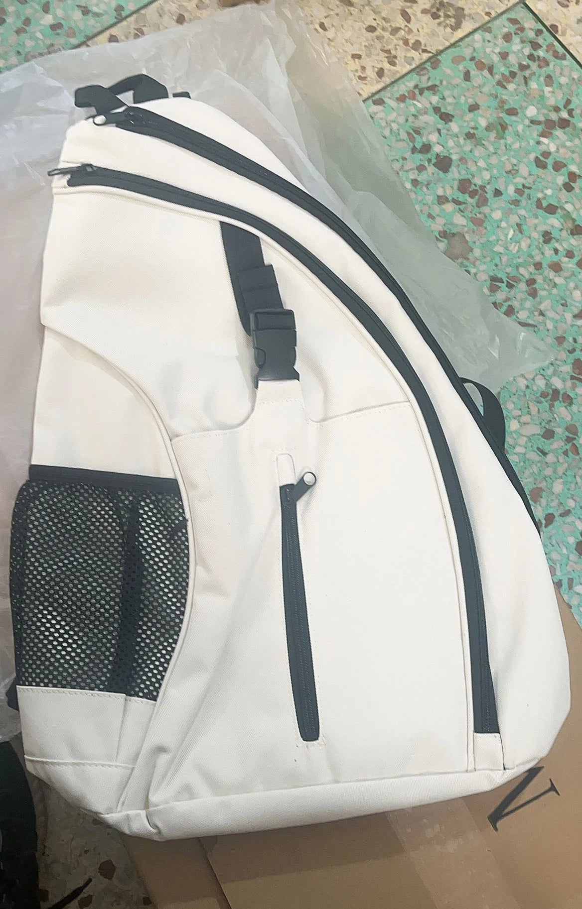 Oxford Tennis and Badminton Bag Outdoor Sports Training Shoulder Tennis Bag Pick Ball Paddle Backpack Crossbody Bags