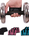 Gym Fitness Half Finger Gloves Men Women Anti-Slip Silicone Workout Glove Pull Up Power Weight Lifting Grips Hand Plam Protector
