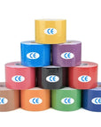 Sports Waterproof Kinesiology Tape Athletic Bandage Muscle Recovery Protector Strapping Pain Relief Tennis Gym Elastic Wrap