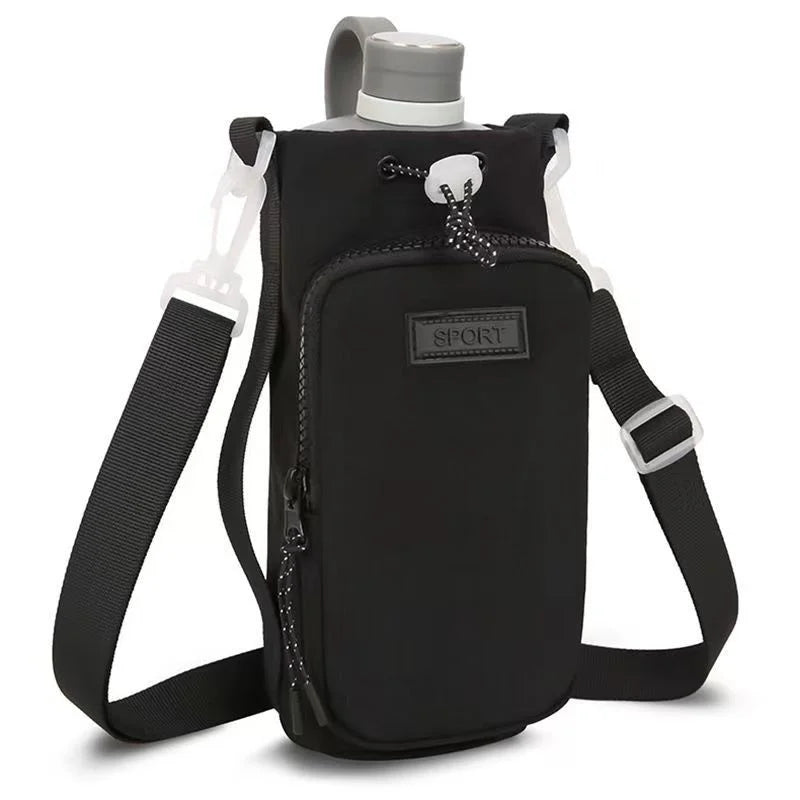 Premium Simple Water Cup Pocket Portable Water Bottle Bag Travel Back Mobile Phone Water Cup Protective Cover Universal Cover