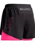 NEW Sport Shorts Men Sportswear 2 In 1 Short Pants Double-deck Beach Bottoms Summer Gym Fitness Training Jogging Running Shorts
