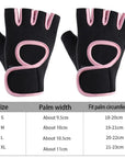 Weightlifting Gloves Women Men Fitness Gym Gloves Half Finger Breathable Non-slip Gel Pad Bodybuilding Training Dumbbells Gloves