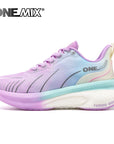 ONEMIX New Cushioning Running Shoes For Men Suitable Heavy Runners Lace Up Sports Women Non-slip Outdoor Athletic Male Sneakers
