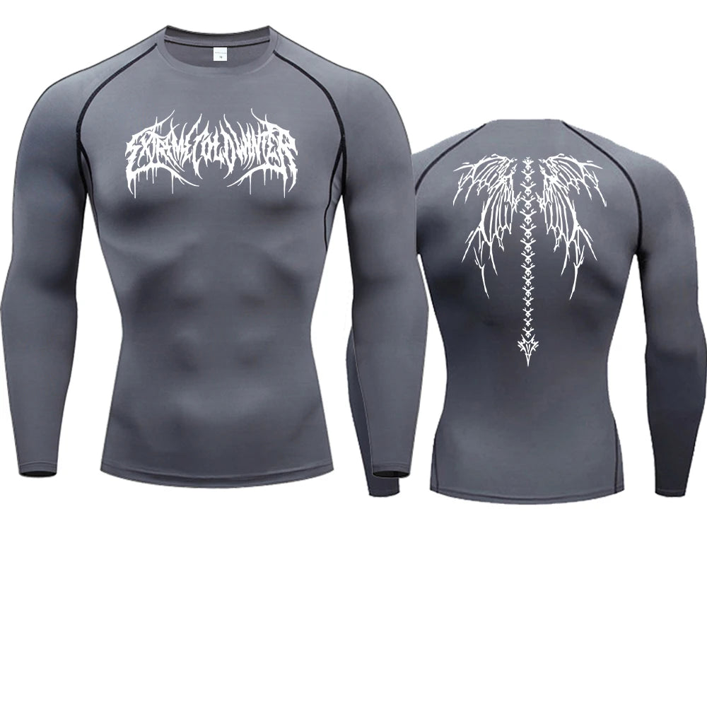 Men's T-shirt Men Running Sport T Shirt Men Compression Fitness Tops Tee Quick DryTight Training Gym Sport Running Shirts Jersey