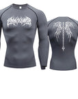 Men's T-shirt Men Running Sport T Shirt Men Compression Fitness Tops Tee Quick DryTight Training Gym Sport Running Shirts Jersey