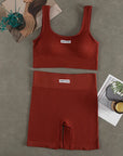 Women Seamless Yoga Set Fitness Workout Suits Sport Bra High Waist Leggings Sexy Deep-V Gym Clothing 2024 New Sportswear