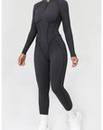 Yoga Suit Gym Set Women Training Sportswear Fitness Long Sleeved Sports Jumpsuit Women Push Up Female Workout Clothes Bodysuits